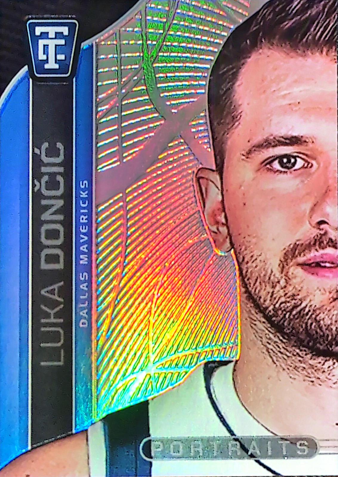 2024 Panini Totally Certified Portraits Luka Doncic #10 card