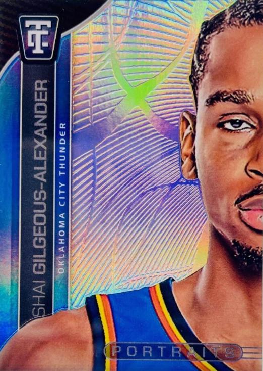 2024 Panini Totally Certified Portraits Shai Gilgeous-Alexander #5 card