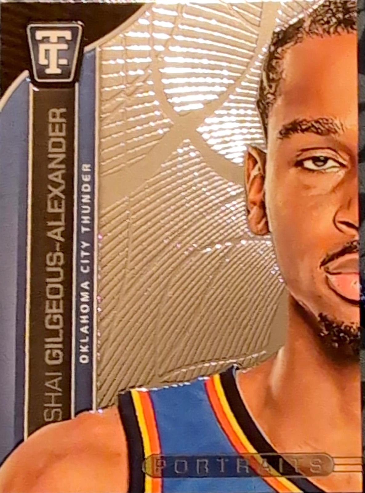 2024 Panini Totally Certified Portraits Shai Gilgeous-Alexander [Mirror] #5 card