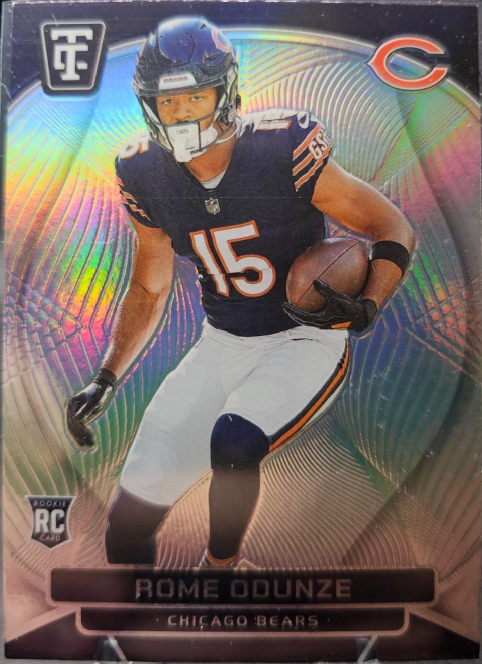 2024 Panini Totally Certified Rome Odunze #165 card