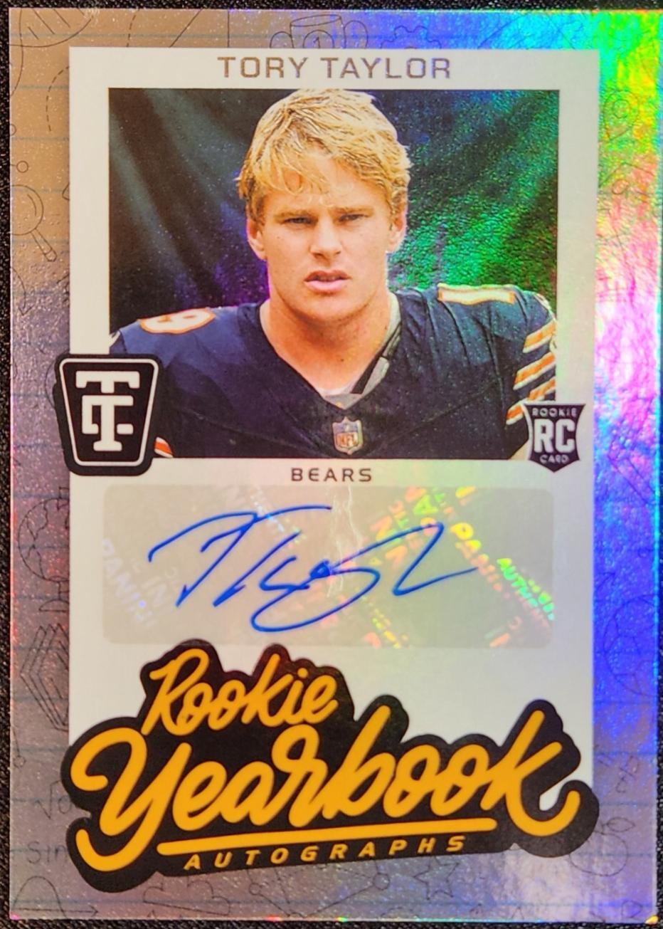 2024 Panini Totally Certified Rookie Yearbook Autograph Tory Taylor #8 card