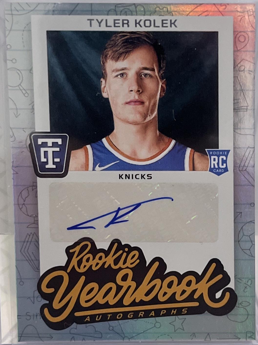 2024 Panini Totally Certified Rookie Yearbook Autograph Tyler Kolek #RYA-KOL card