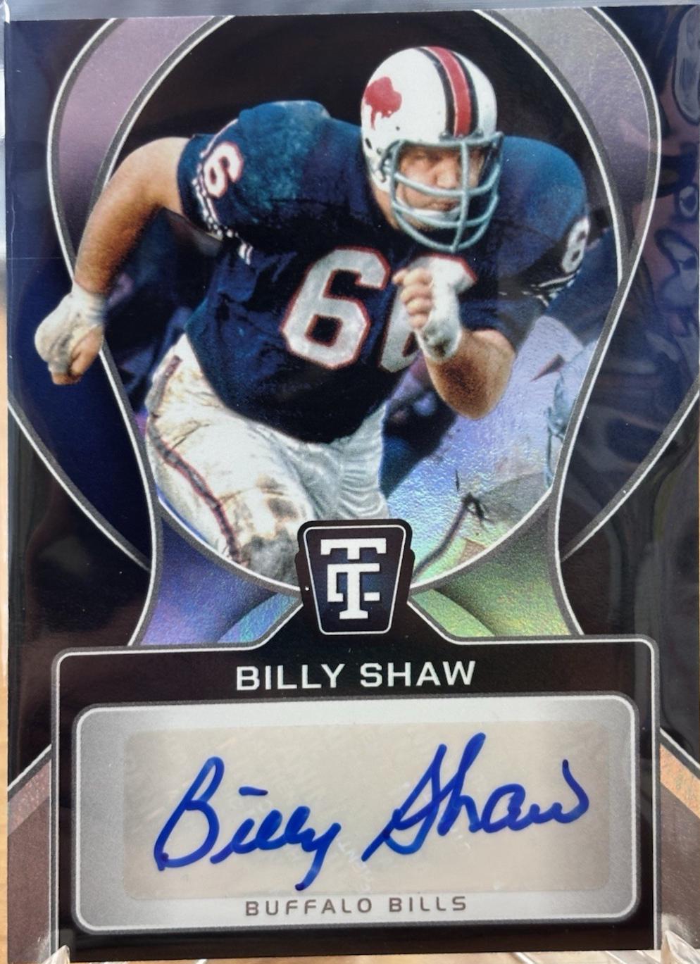 2024 Panini Totally Certified Signature Billy Shaw #1 card