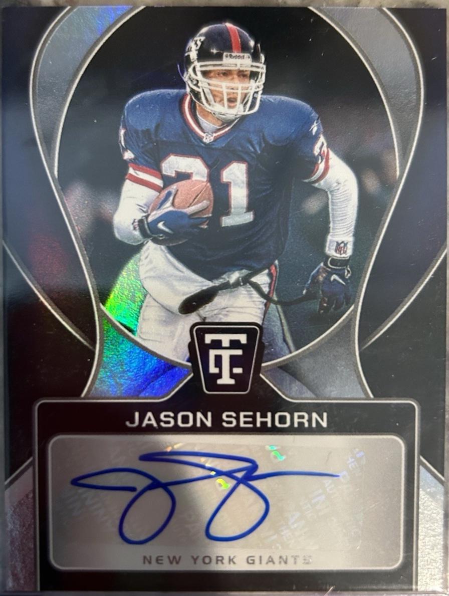2024 Panini Totally Certified Signature Jason Sehorn #8 card