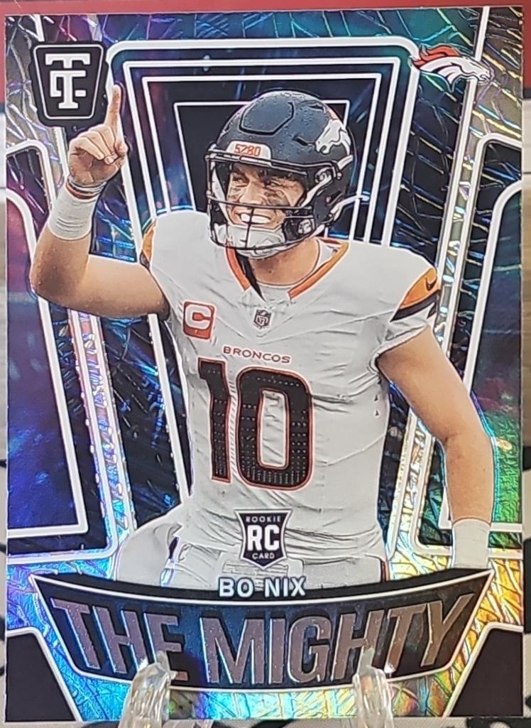 2024 Panini Totally Certified The Mighty Bo Nix #20 card