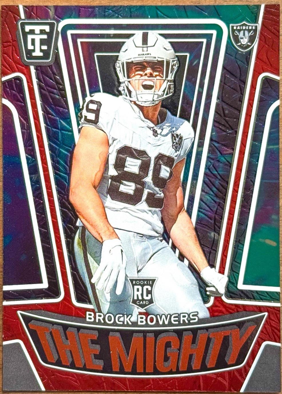 2024 Panini Totally Certified The Mighty Brock Bowers [Mirror Red] #23 card