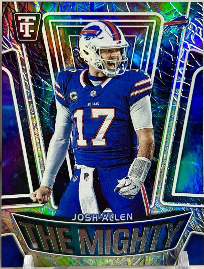 2024 Panini Totally Certified The Mighty Josh Allen #8 card