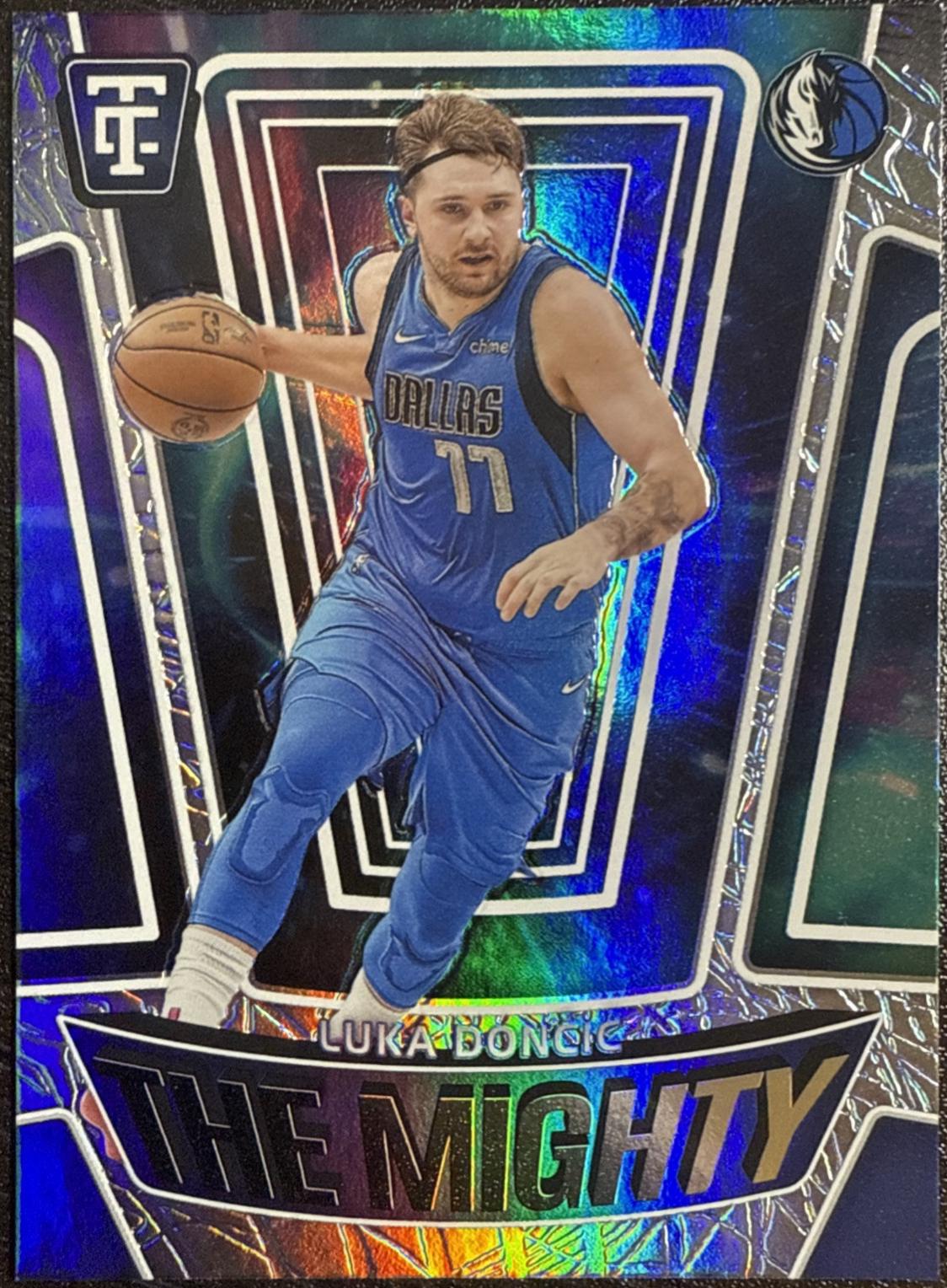 2024 Panini Totally Certified The Mighty Luka Doncic #10 card