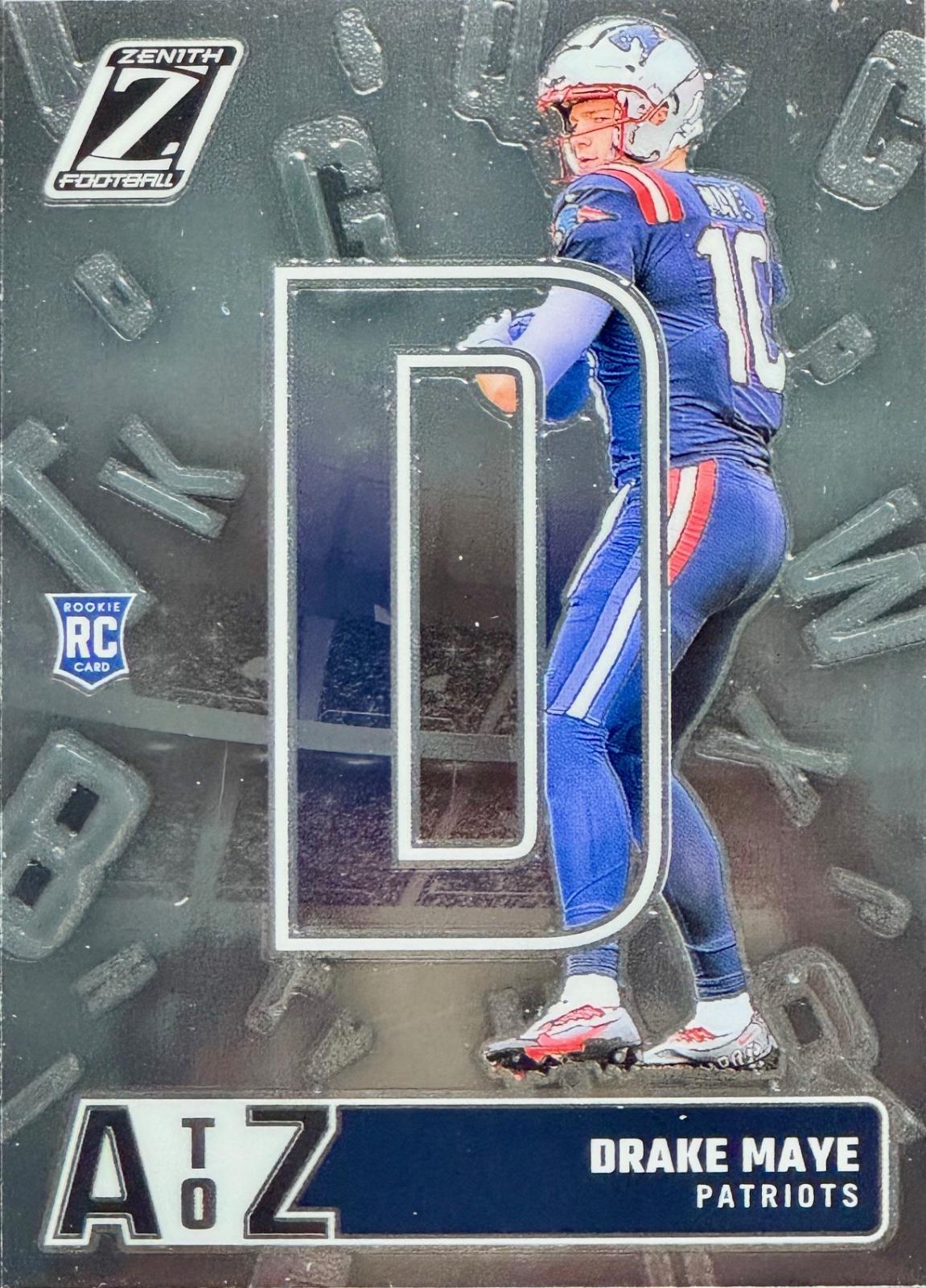 2024 Panini Zenith A to Z Drake Maye #4 card