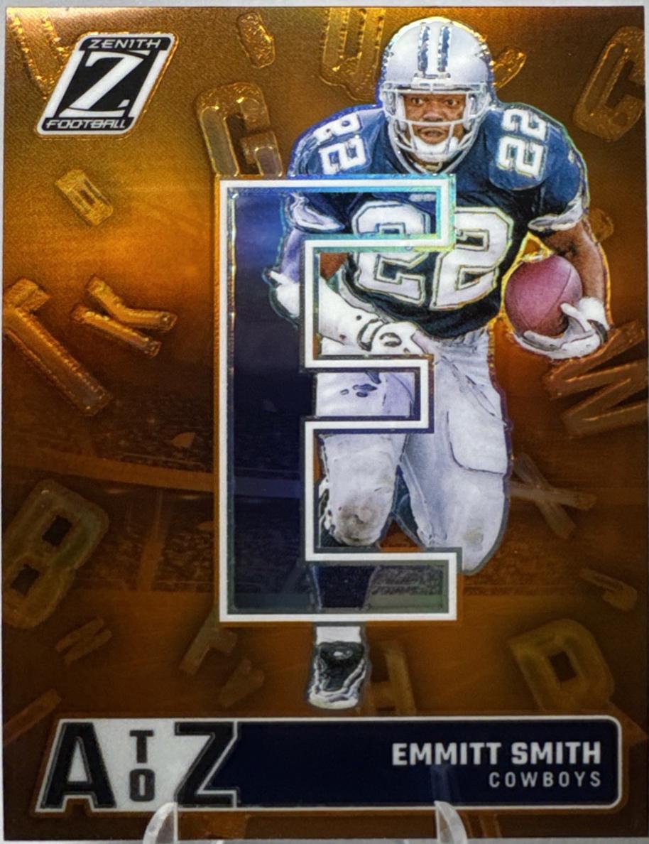 2024 Panini Zenith A to Z Emmitt Smith [Orange] #5 card