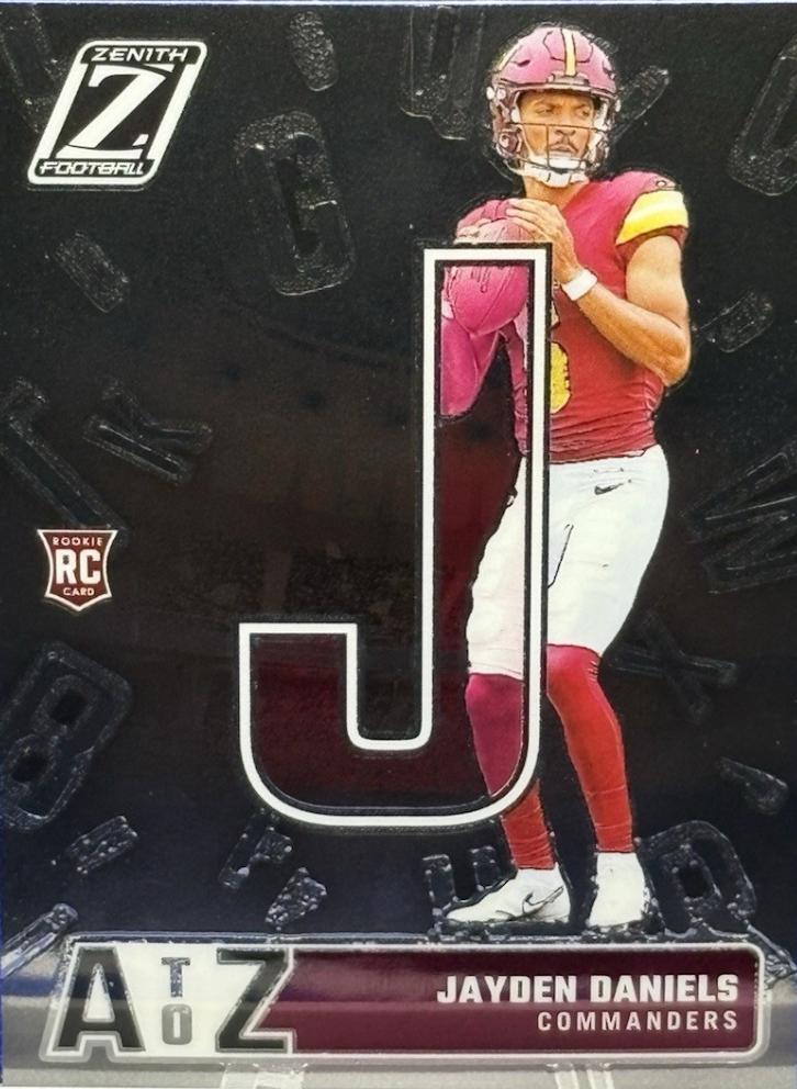 2024 Panini Zenith A to Z Jayden Daniels #10 card