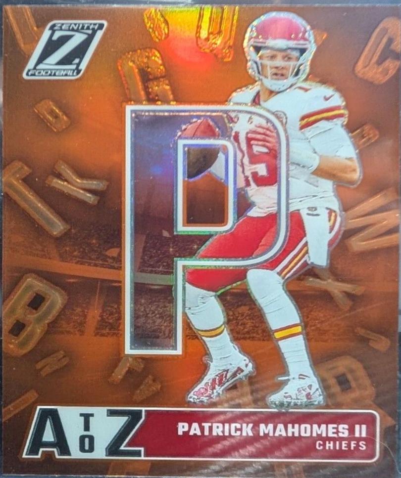 2024 Panini Zenith A to Z Patrick Mahomes II [Orange] #16 card