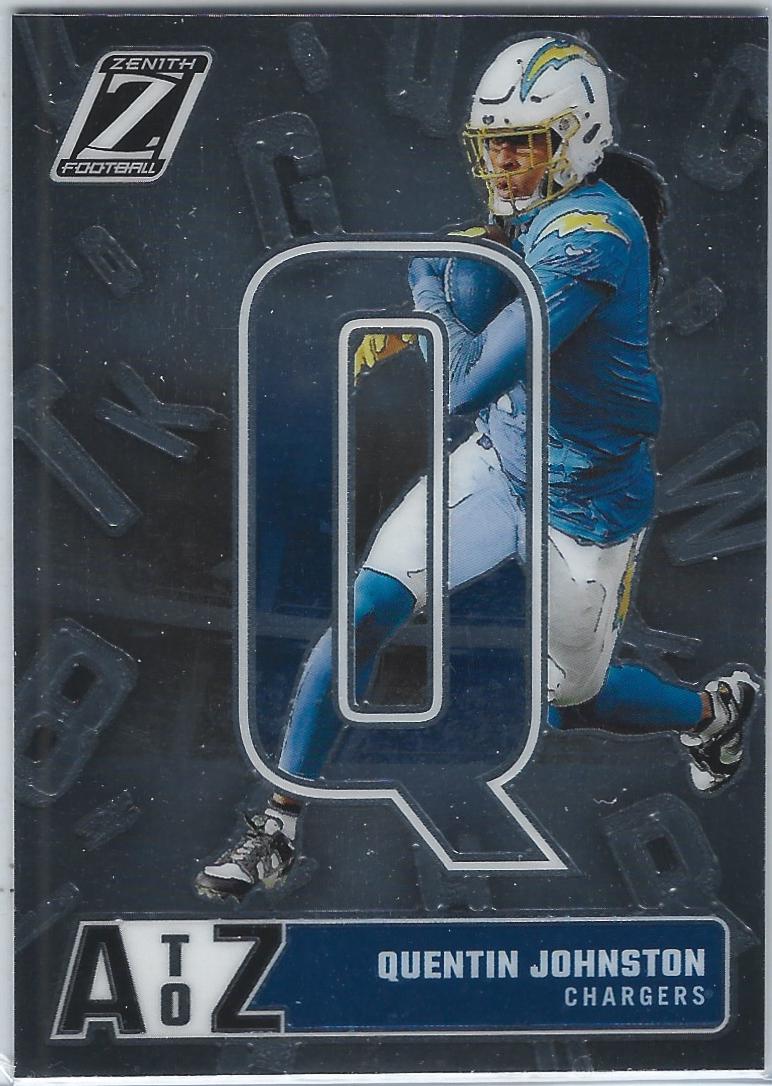 2024 Panini Zenith A to Z Quentin Johnston #17 card