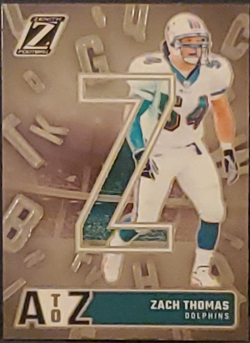 2024 Panini Zenith A to Z Zach Thomas #26 card