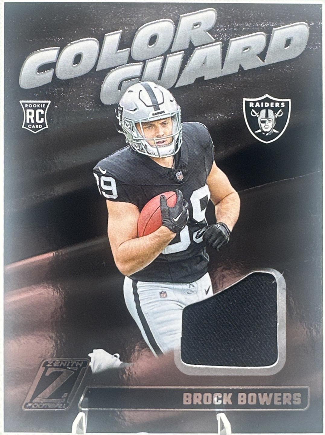 2024 Panini Zenith Color Guard Brock Bowers #CG7 card