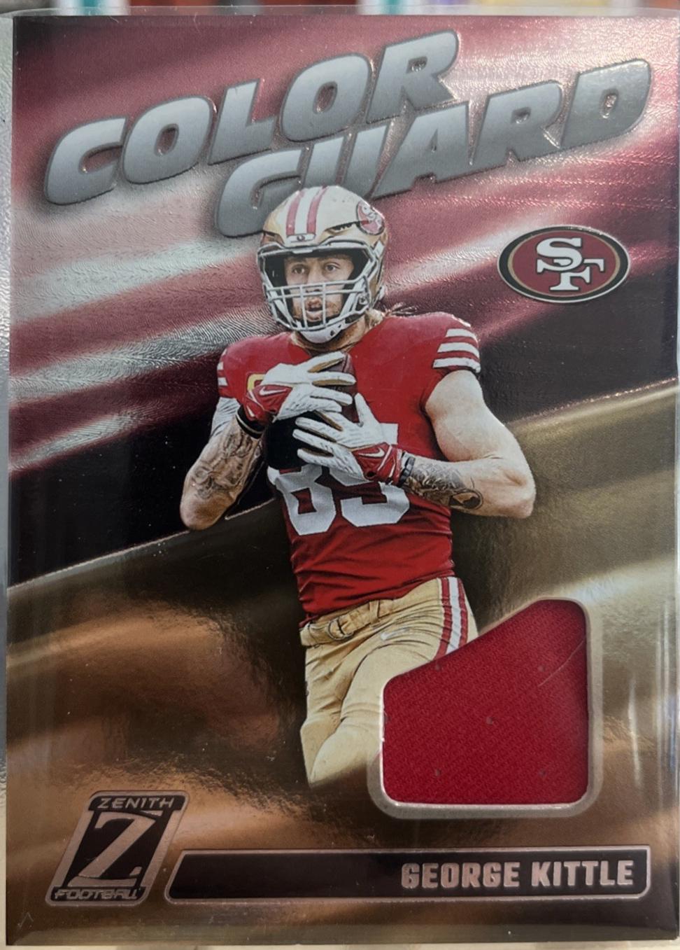 2024 Panini Zenith Color Guard George Kittle #CG17 card