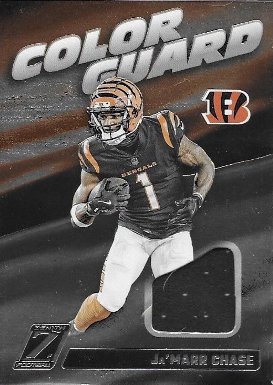 2024 Panini Zenith Color Guard Ja'Marr Chase #CG15 card