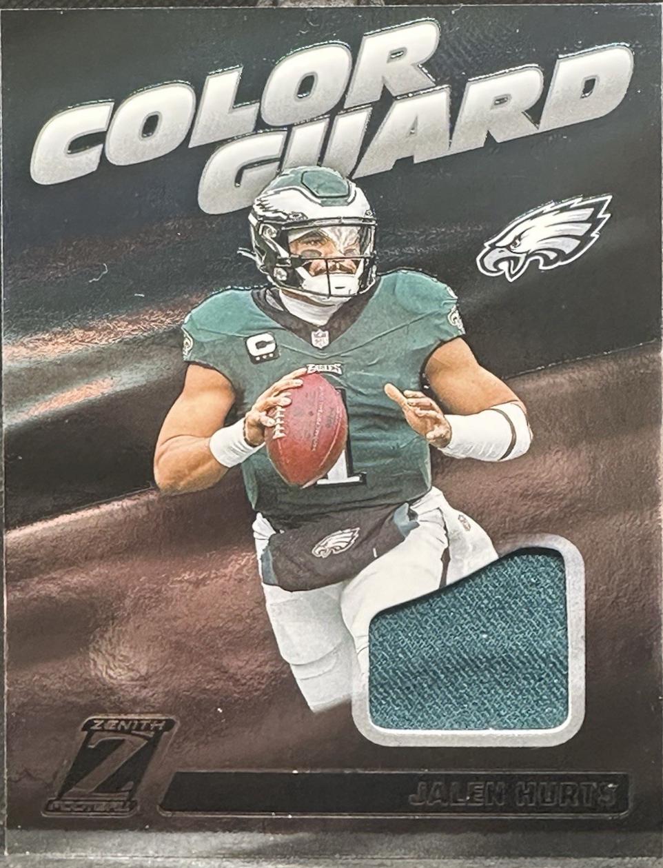 2024 Panini Zenith Color Guard Jalen Hurts #CG9 card