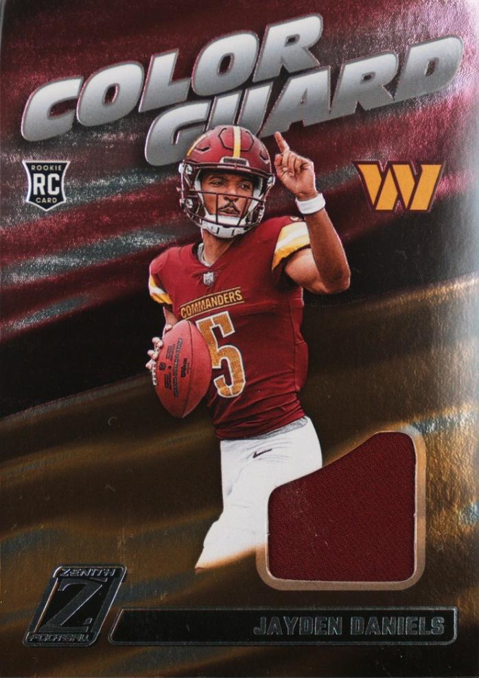 2024 Panini Zenith Color Guard Jayden Daniels #CG2 card