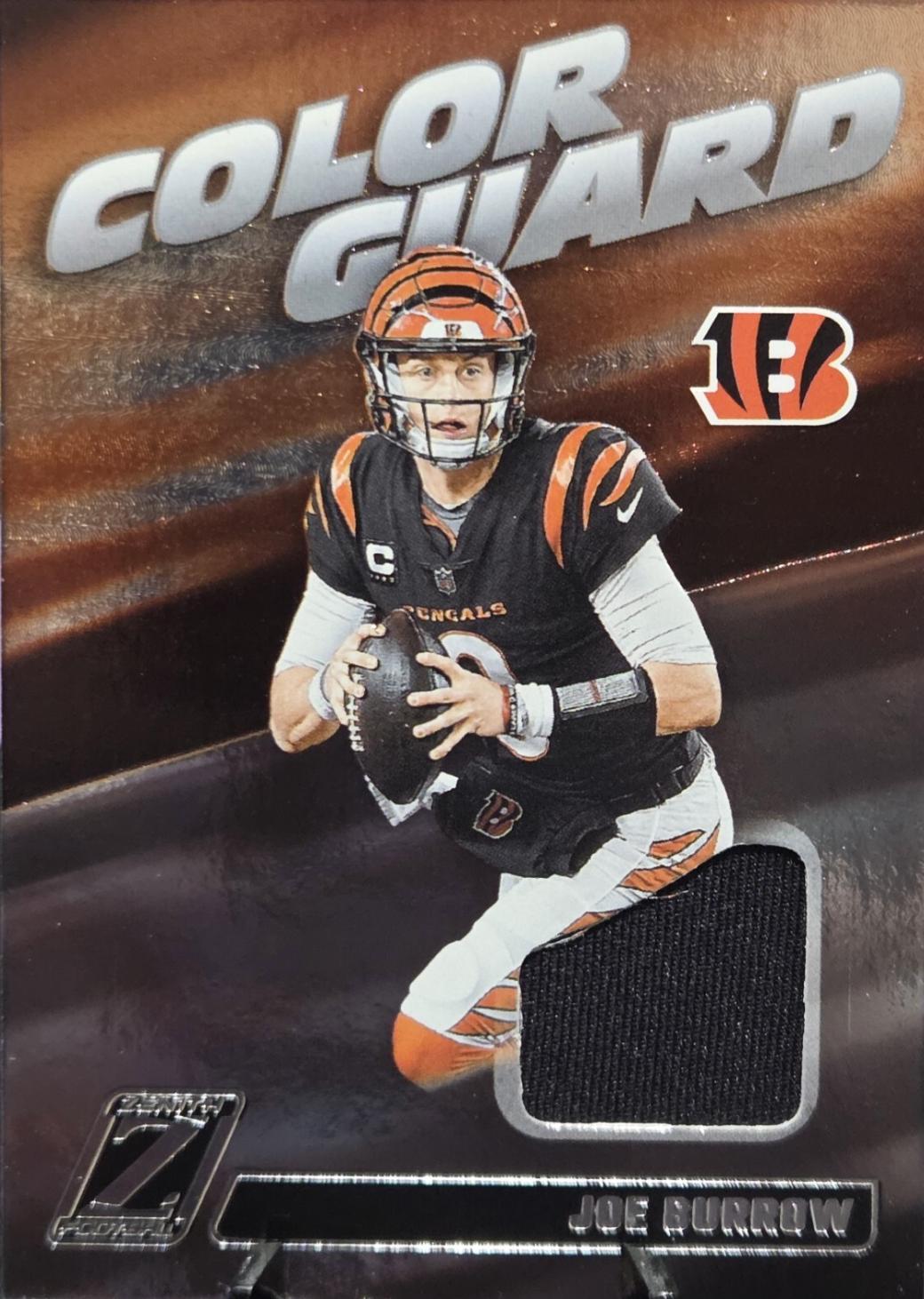 2024 Panini Zenith Color Guard Joe Burrow #CG11 card