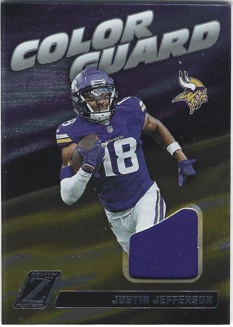 2024 Panini Zenith Color Guard Justin Jefferson #CG14 card