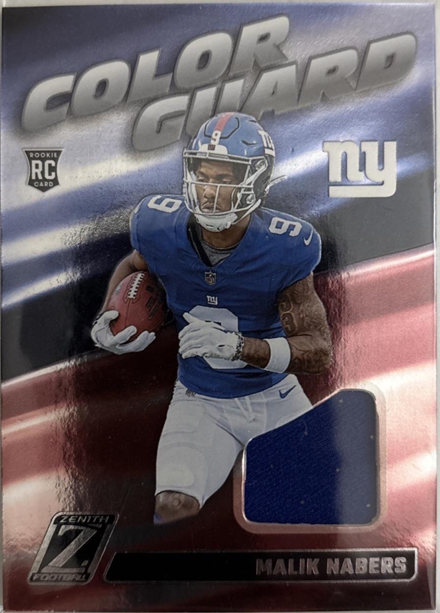 2024 Panini Zenith Color Guard Malik Nabers #CG5 card