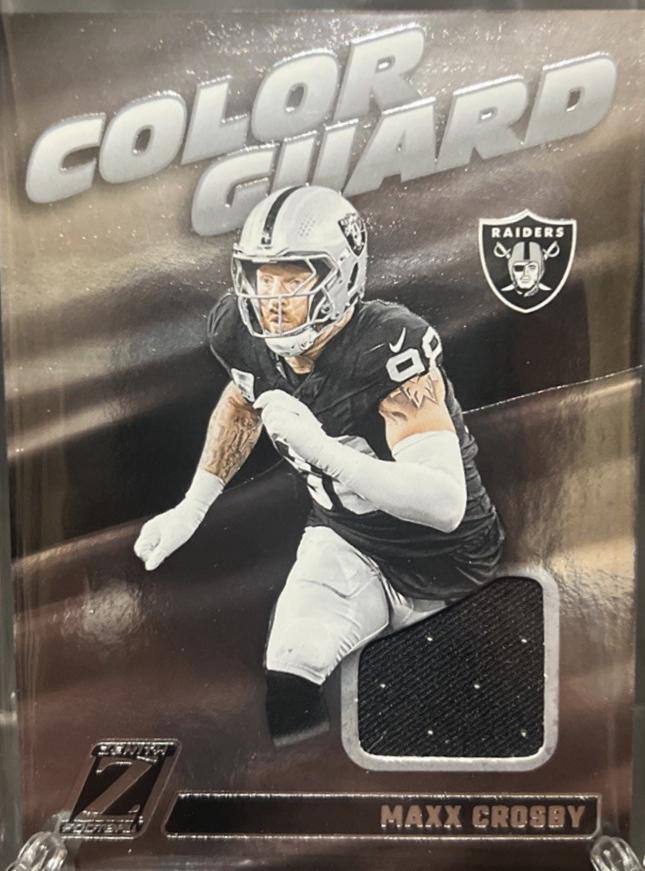 2024 Panini Zenith Color Guard Maxx Crosby #CG19 card