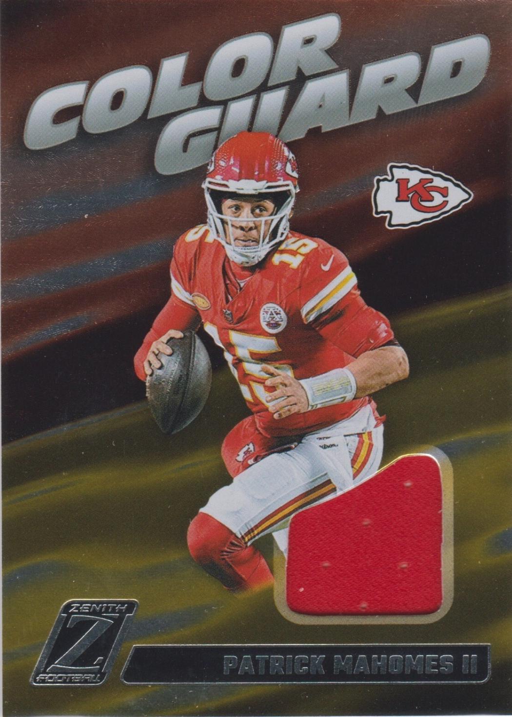 2024 Panini Zenith Color Guard Patrick Mahomes II #CG8 card