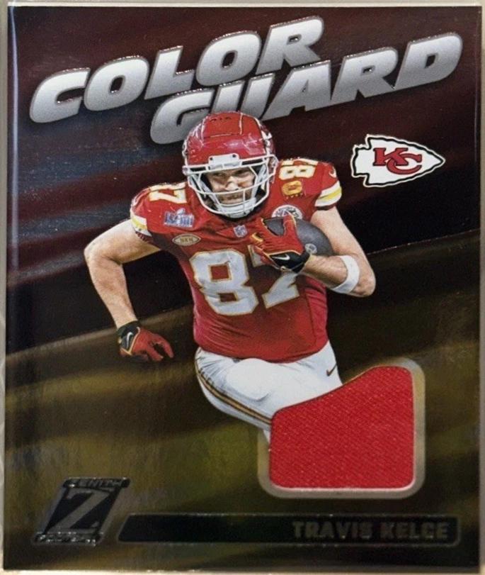 2024 Panini Zenith Color Guard Travis Kelce #CG16 card