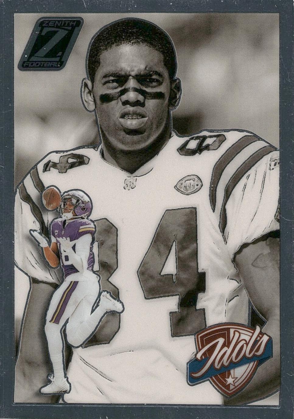 2024 Panini Zenith Idols Justin Jefferson / Randy Moss #16 card