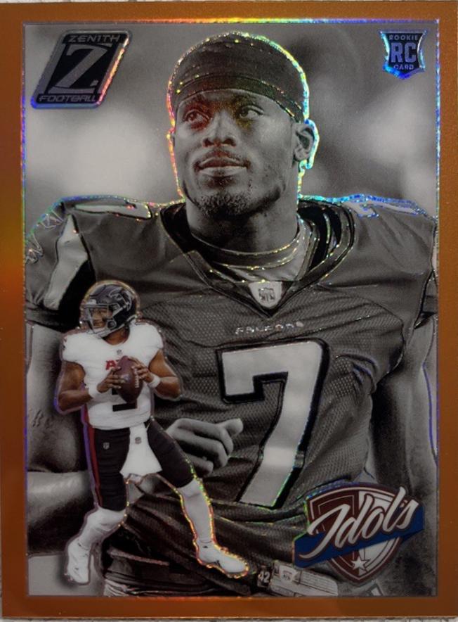 2024 Panini Zenith Idols Michael Penix Jr. / Michael Vick [Orange] #10 card