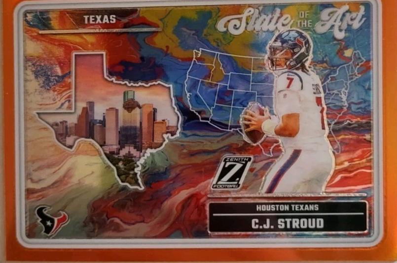 2024 Panini Zenith State of the Art C.J. Stroud [Orange] #11 card