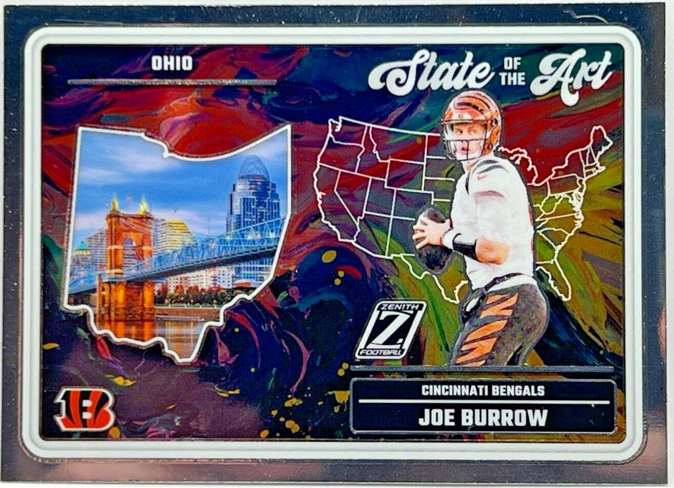 2024 Panini Zenith State of the Art Joe Burrow #3 card