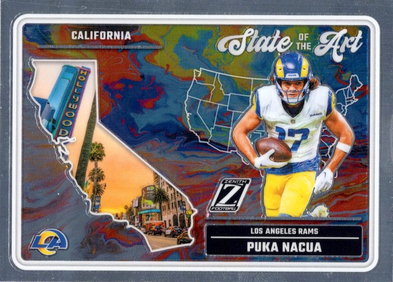 2024 Panini Zenith State of the Art Puka Nacua #17 card