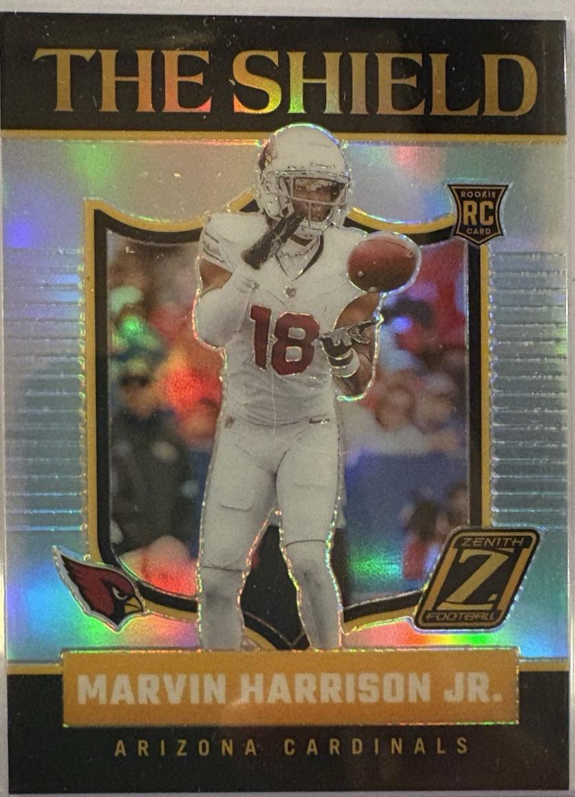 2024 Panini Zenith The Shield Marvin Harrison Jr. #5 card