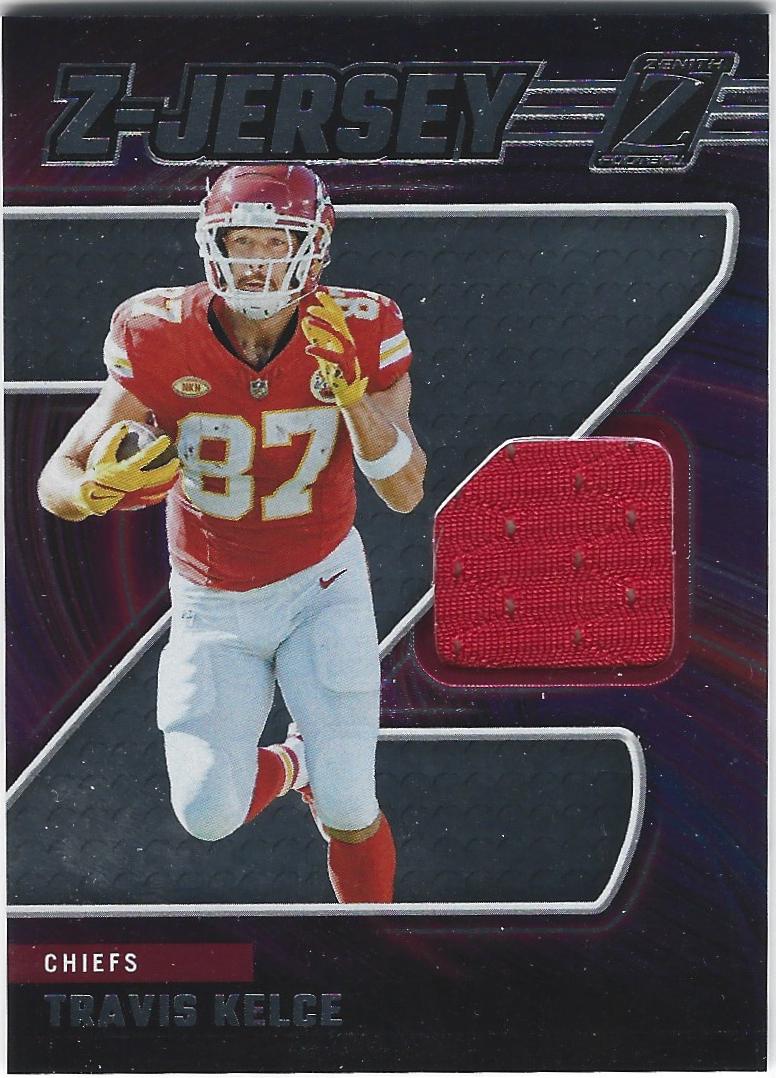 2024 Panini Zenith Z Jersey Travis Kelce #ZJ23 card