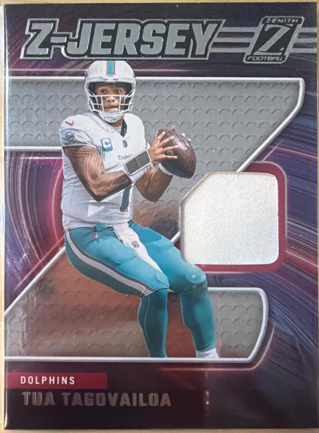2024 Panini Zenith Z Jersey Tua Tagovailoa #ZJ17 card