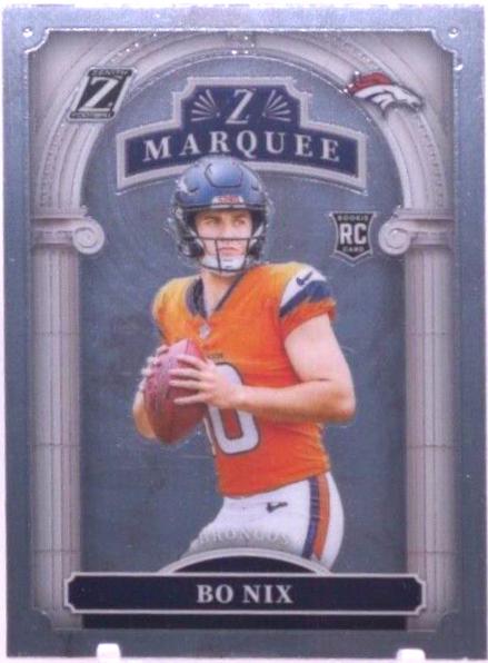 2024 Panini Zenith Z Marquee Bo Nix #4 card