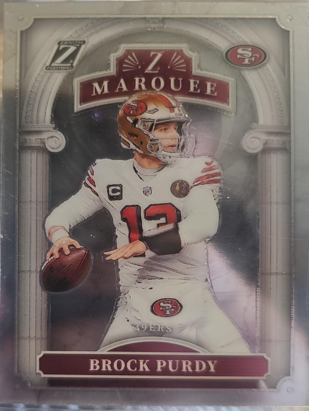 2024 Panini Zenith Z Marquee Brock Purdy #22 card