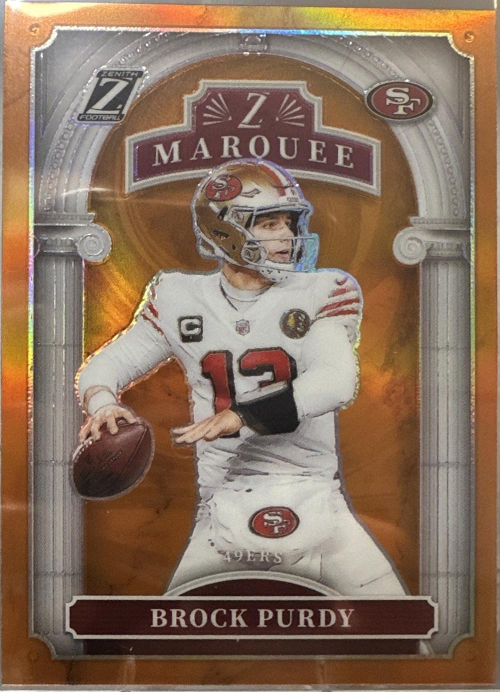 2024 Panini Zenith Z Marquee Brock Purdy [Orange] #22 card