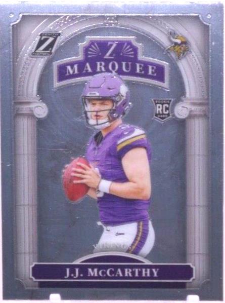 2024 Panini Zenith Z Marquee J.J. McCarthy #10 card