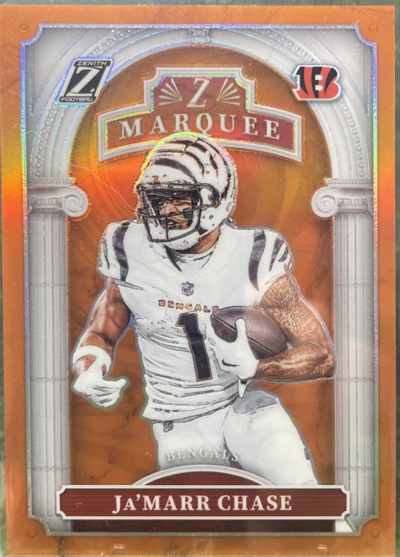 2024 Panini Zenith Z Marquee Ja'Marr Chase [Orange] #26 card