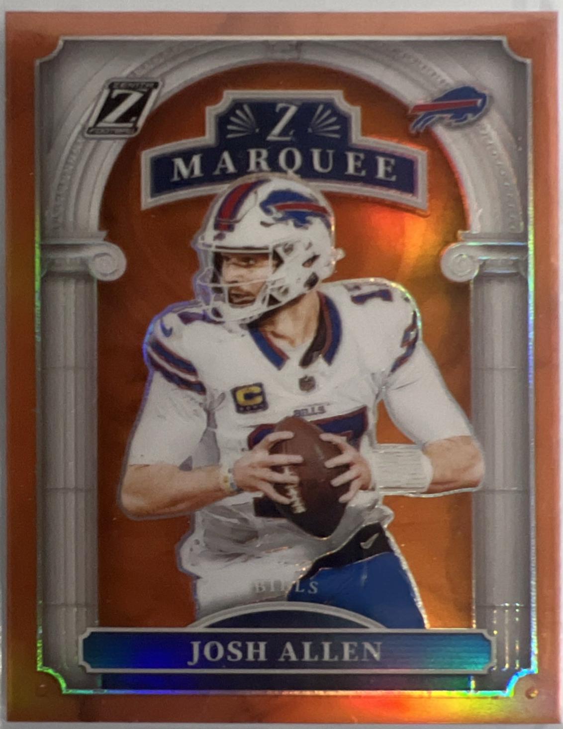 2024 Panini Zenith Z Marquee Josh Allen [Orange] #16 card
