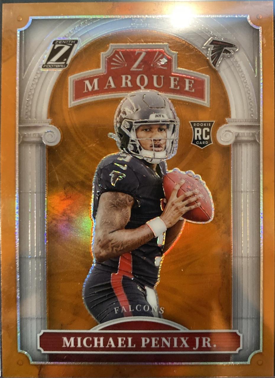 2024 Panini Zenith Z Marquee Michael Penix Jr. [Orange] #9 card