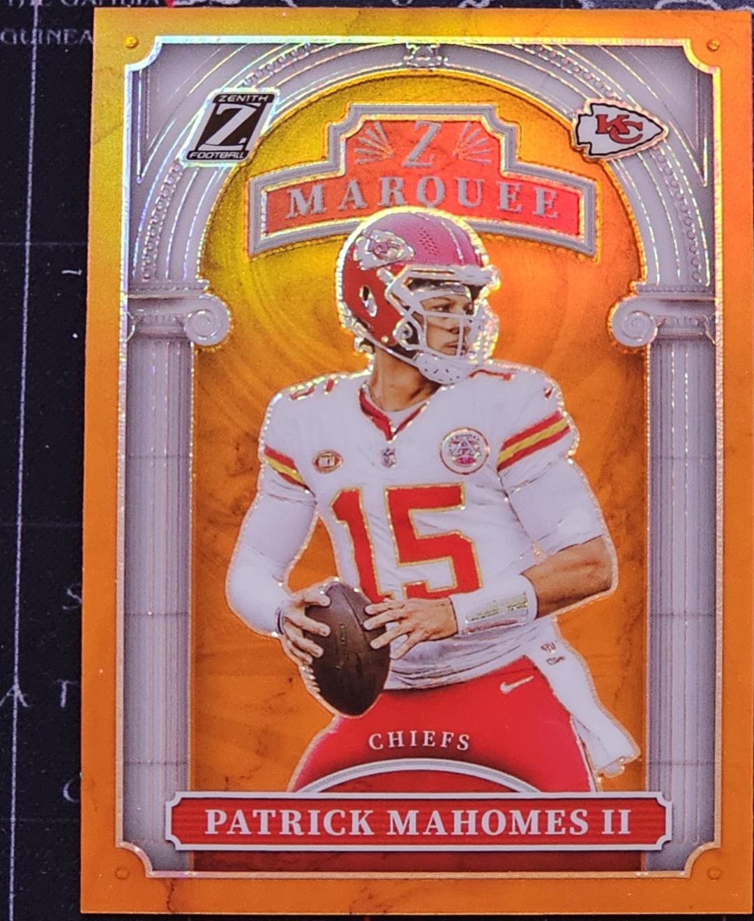 2024 Panini Zenith Z Marquee Patrick Mahomes II [Orange] #13 card