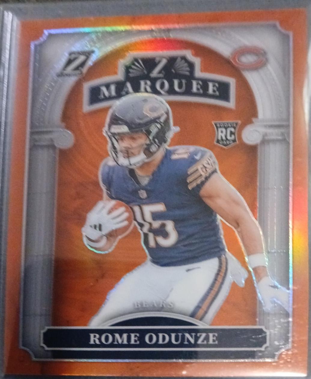 2024 Panini Zenith Z Marquee Rome Odunze [Orange] #11 card