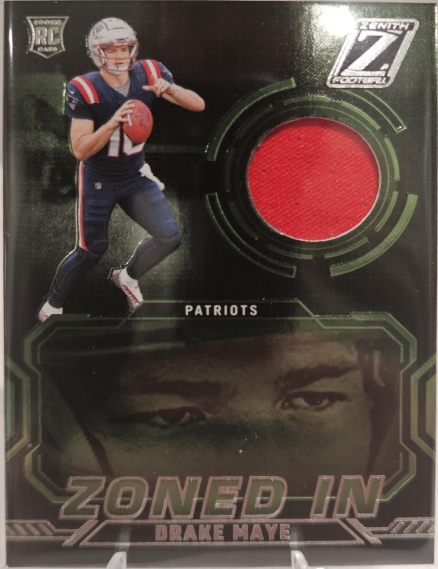 2024 Panini Zenith Zoned In Drake Maye #ZI-DME card