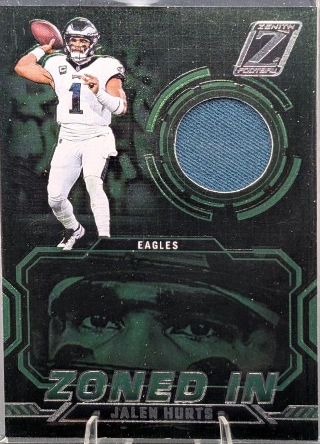 2024 Panini Zenith Zoned In Jalen Hurts #ZI-JHS card