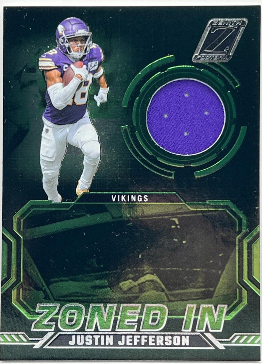 2024 Panini Zenith Zoned In Justin Jefferson #ZI-JJN card