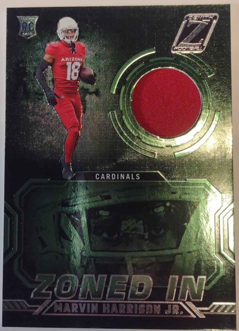 2024 Panini Zenith Zoned In Marvin Harrison Jr. #ZI-MHJ card